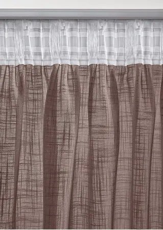 Bonprix Schlichte Vorhänge In Schöner Leinen-Struktur Im 2er Pack