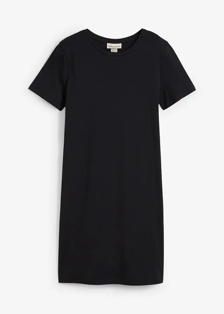 bonprix Schlichtes Jerseykleid für Mädchen aus reiner Bio-Baumwolle