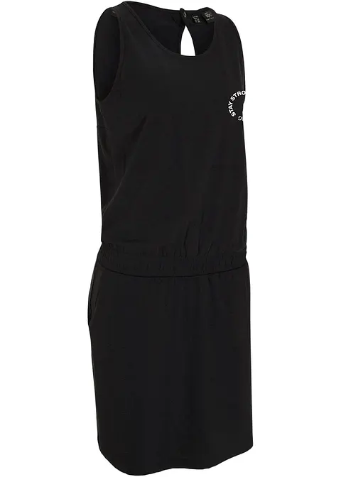 bonprix Schnelltrocknendes Kleid mit Hosenrock und Rückenausschnitt