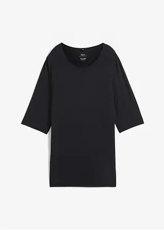 bonprix Schnelltrocknendes Sport-Longshirt mit Schlitz leicht transparent