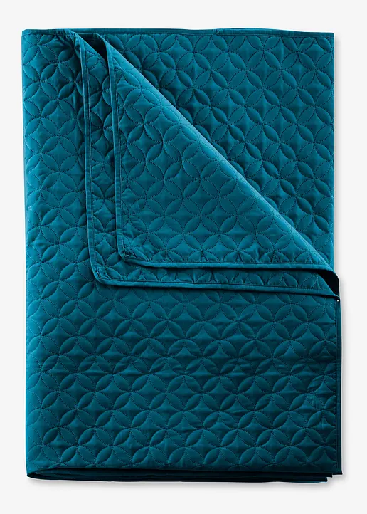 bonprix Schön und praktisch – die Tagesdecke mit Steppung - petrol
