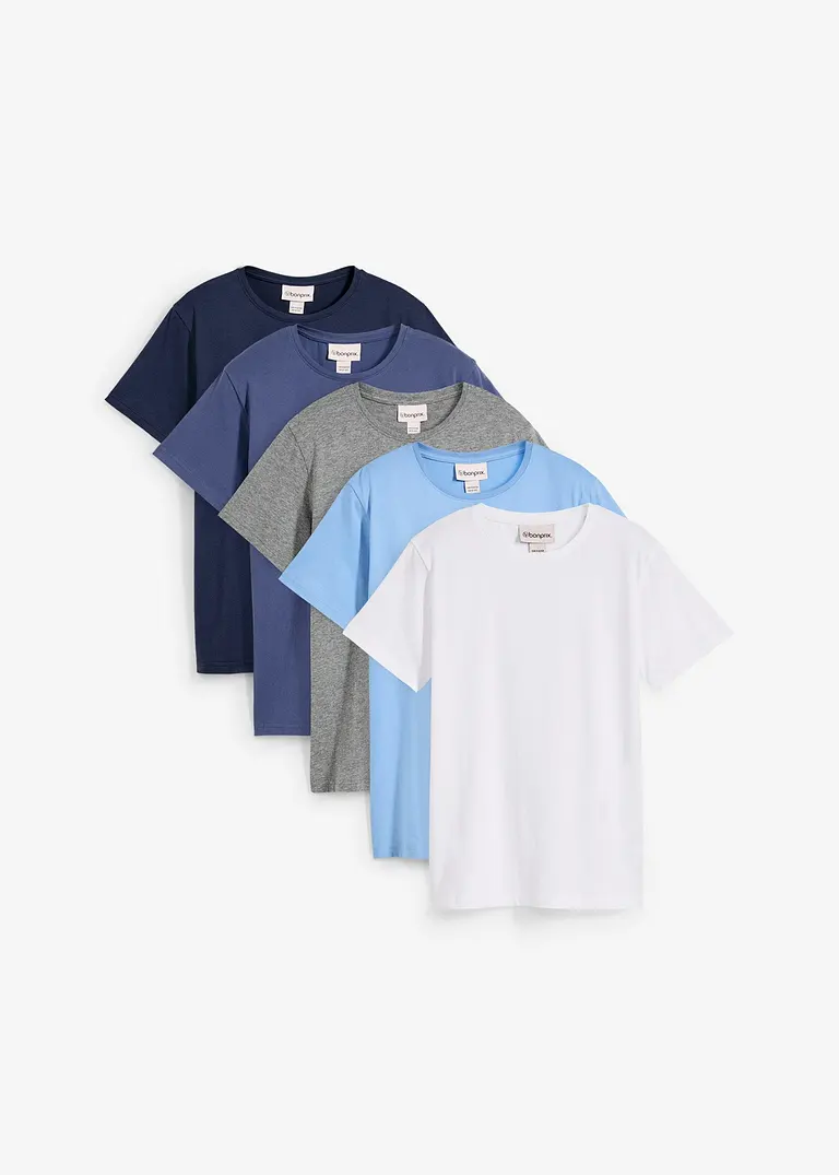 bonprix Schöne Basic Packung für Jungen mit Rundhalsausschnitt