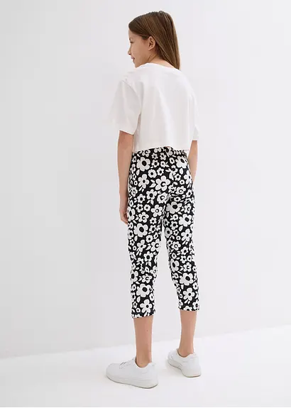 Bonprix Schöne Capri Pyjama In 4-tgl. Set Mit Blumen - Kinder