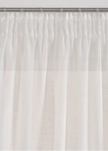 Bonprix Schöne Fertiggardine - Weiß Multifunktionsband