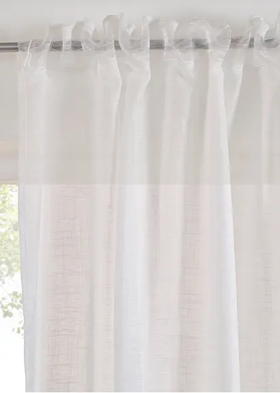 Bonprix Schöne Fertiggardine - Weiß Multifunktionsband