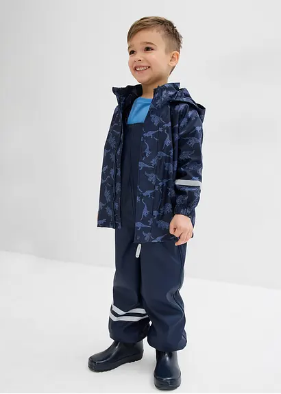 Bonprix Schöne Jungen Regenhose Mit Fleecefutter Und Verstellbaren Trägern