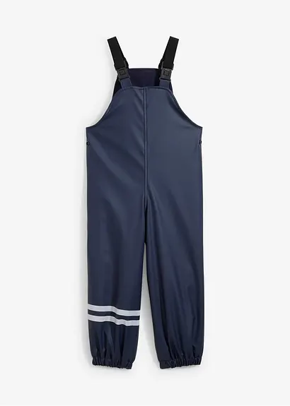 bonprix Schöne Jungen Regenhose mit Fleecefutter und verstellbaren Trägern