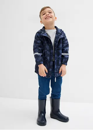 Bonprix Schöne Jungen Regenjacke Mit Reflektierenden Details Und Abnehmbarer Kapuze