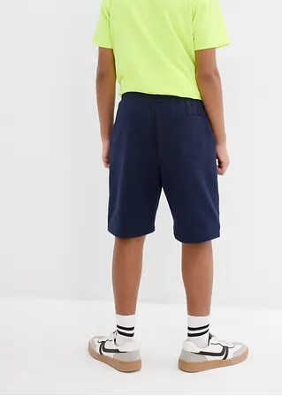 Bonprix Schöne Jungen Sweat-Bermuda Mit Praktischen Taschen Und Kontrastfarbiger Kordel