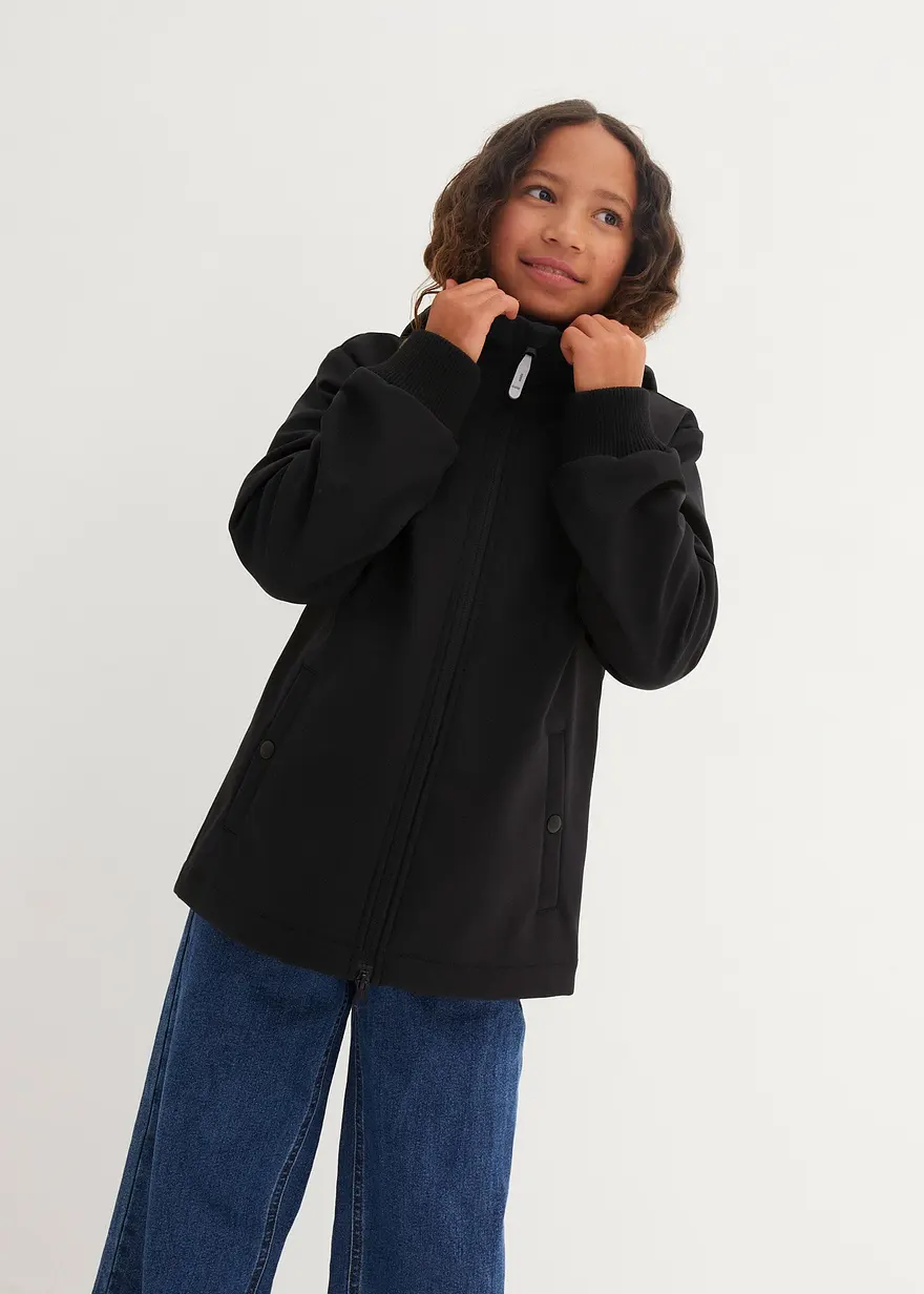 Bonprix Schöne Mädchen Softshelljacke Mit Reflektierenden Details
