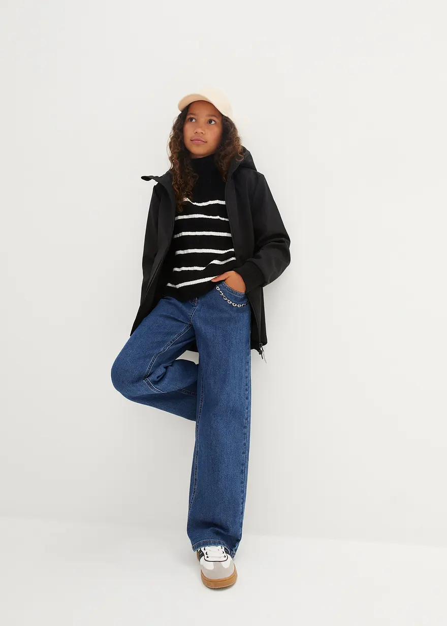 Bonprix Schöne Mädchen Softshelljacke Mit Reflektierenden Details