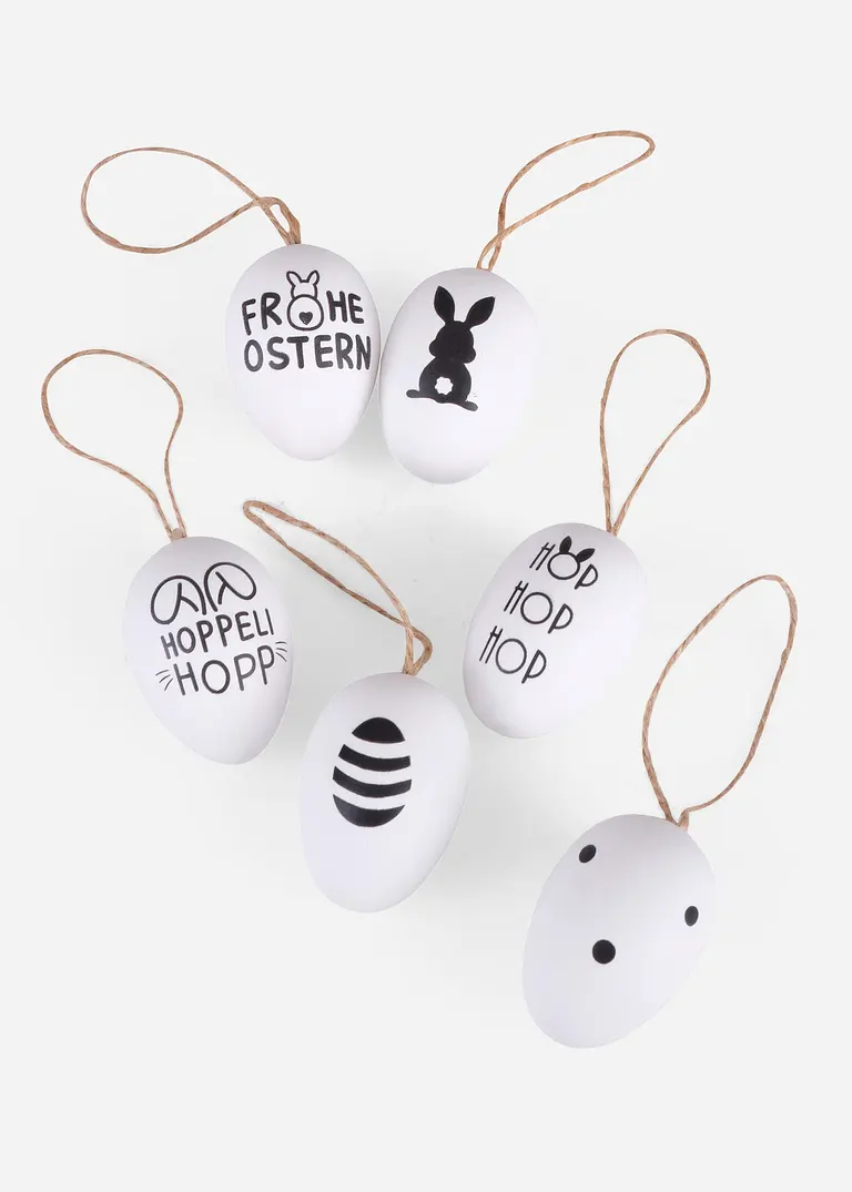 bonprix Schöne Osterdekoration - liebevoll gestaltete Ostereier zum Aufhängen