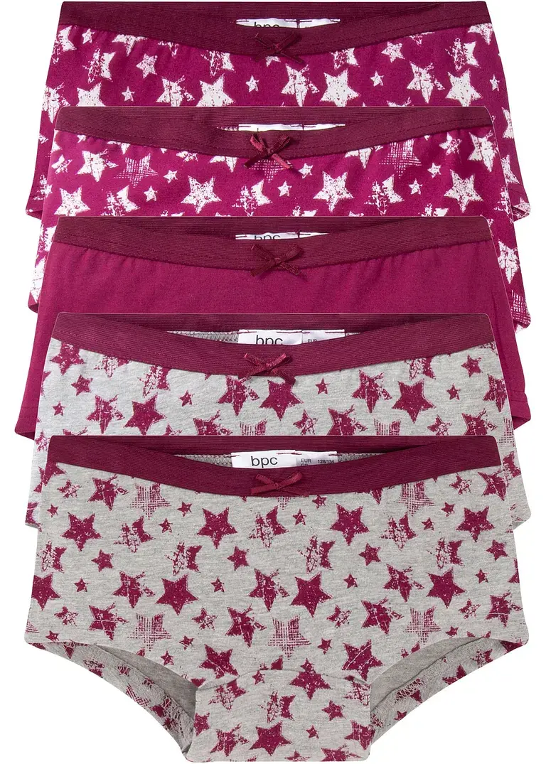 bonprix Schöne Panty mit Sterne-Print im 5er Pack - Kinder