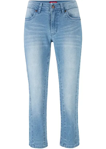 bonprix Schöne Soft-Jeans in 7/8-Länge mit modischer Waschung