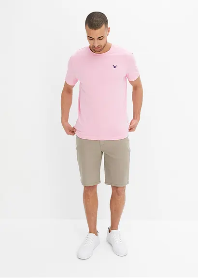 Bonprix Schöne T-Shirts Im 3er Pack Mit Kleiner Stickerei Auf Der Brust