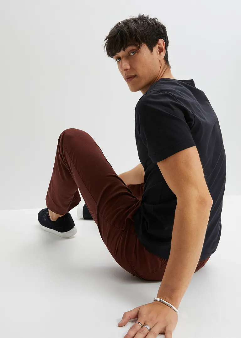 Bonprix Schöne T-Shirts Im 3er Pack Mit Kleiner Stickerei Auf Der Brust