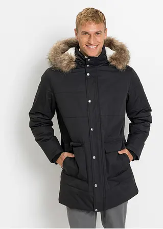 Bonprix Schöner Gesteppter Winter-Parka Mit Teddyfutter Am Körper Und In Der Kapuze Maschinenwaschbar