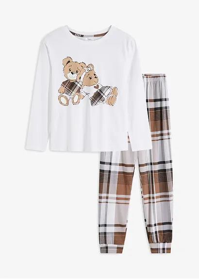 bonprix Schöner Mädchen Pyjama (2-tlg. Set) mit Druck. - Kinder