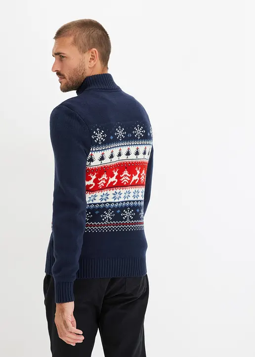 Bonprix Schöner Pullover Mit Troyerkragen Und Reißverschlussöffnung