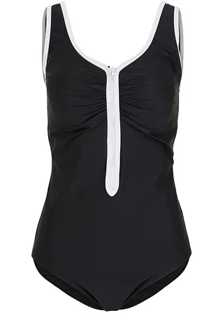 Bonprix Schöner Shape Badeanzug Leichte Formkraft - Schwarz