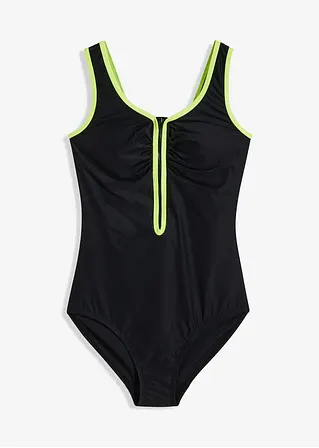 Bonprix Schöner Shape Badeanzug Leichte Formkraft - Schwarz