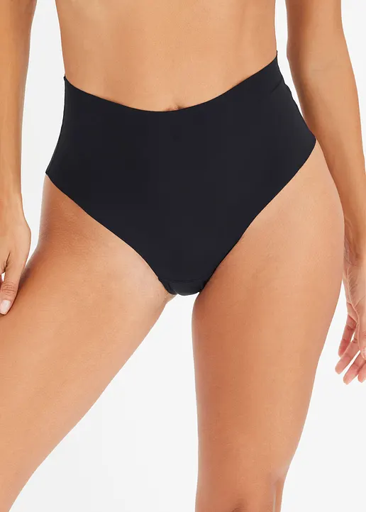 Bonprix Schöner Shape String Mit Leichter Formkraft - 2x Schwarz - Damen