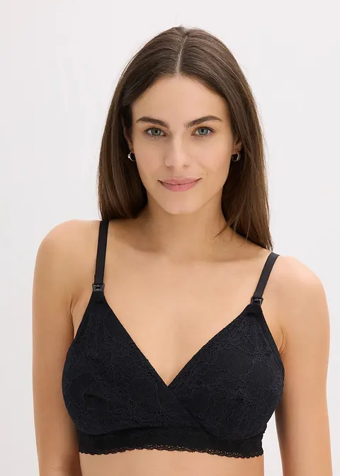 Bonprix Schöner Still-BH Ohne Bügel Mit Bio-Baumwolle Und Spitze - Damen