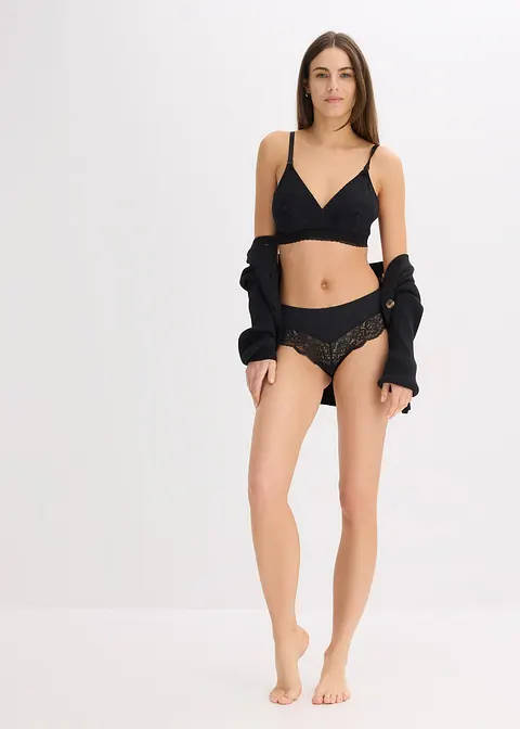 Bonprix Schöner Still-BH Ohne Bügel Mit Bio-Baumwolle Und Spitze - Damen