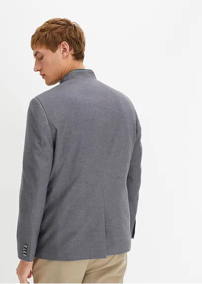 Bonprix Schöner Trachtenjanker Mit Farblichen Details - Grau