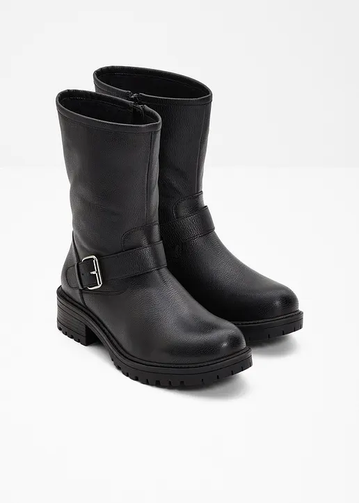 Bonprix Schöner Winterstiefel Im Casual-Look - Schwarz - Damen