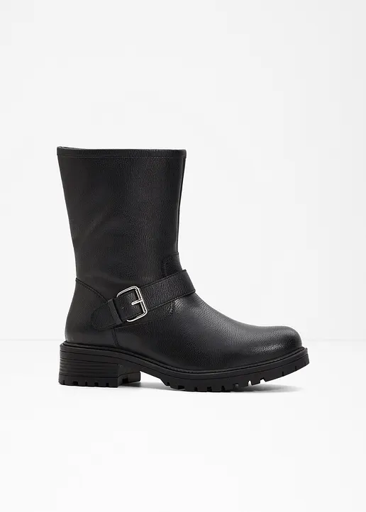 bonprix Schöner Winterstiefel im Casual-Look - schwarz - Damen