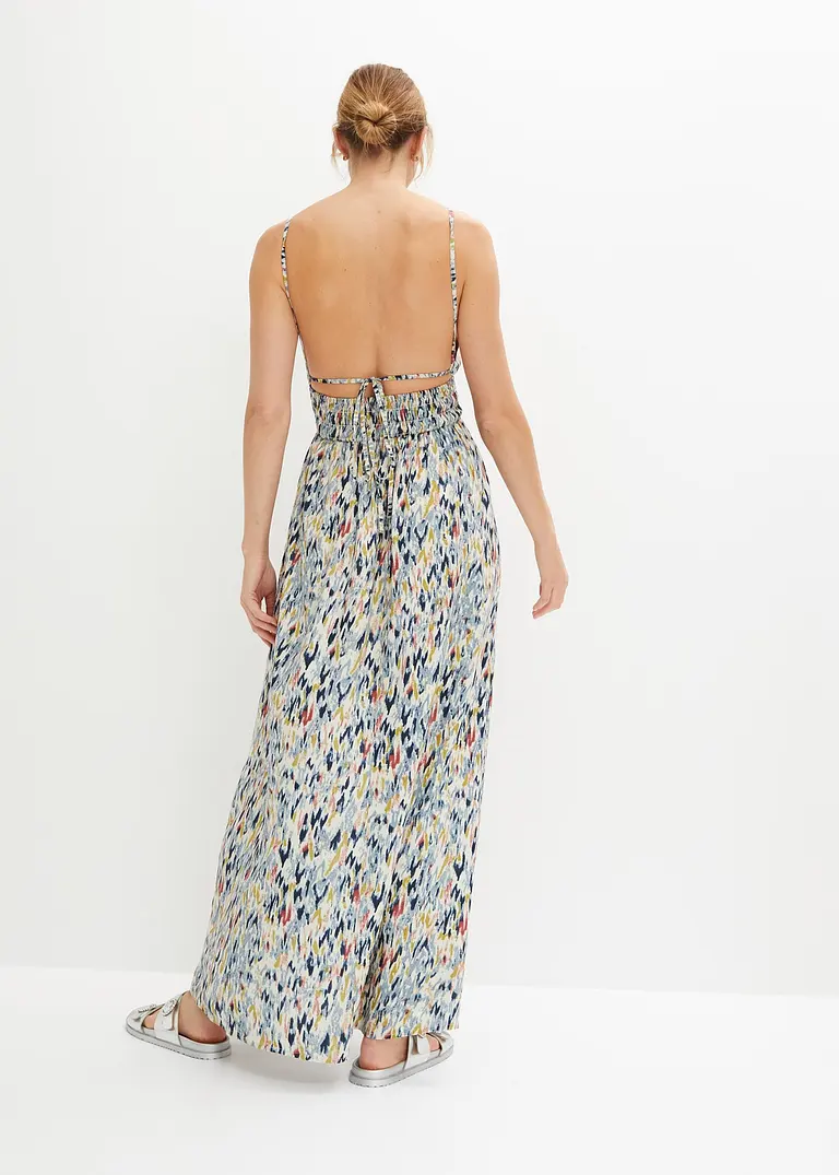 Bonprix Schönes Kleid Mit Schönem Print - Weiß - Damen