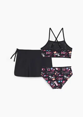 Bonprix Schönes Mädchen Bikini Set Mit Rock (3-tlg.Set)