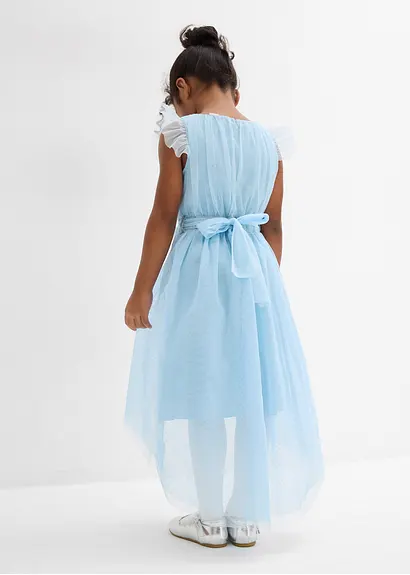 Bonprix Schönes Mädchen Tüllkleid Für Festliche Anlässe - Blau