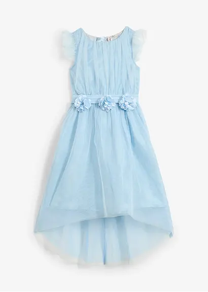 bonprix Schönes Mädchen Tüllkleid für festliche Anlässe - blau