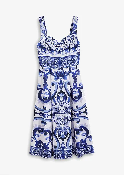 bonprix Schönes Trägerkleid mit schönem Kleid - blau - Damen