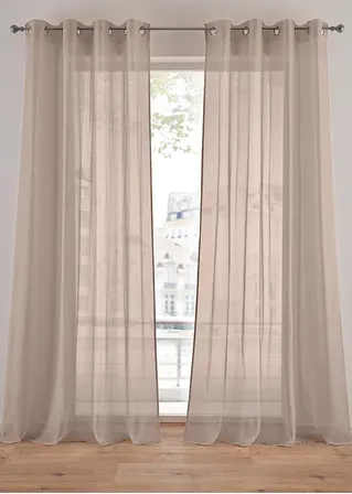 bonprix Sehr feinfädige Batist-Gardinenschal mit weichem Touch