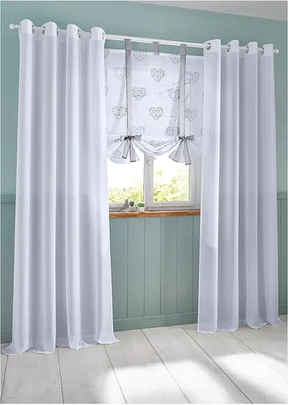 Bonprix Sehr Feinfädige Batist-Gardinenschal Mit Weichem Touch