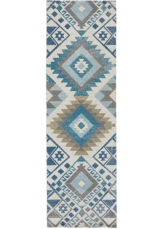 Bonprix Setzt Auffällige Akzente: In- Und Outdoor Kelim - Blau