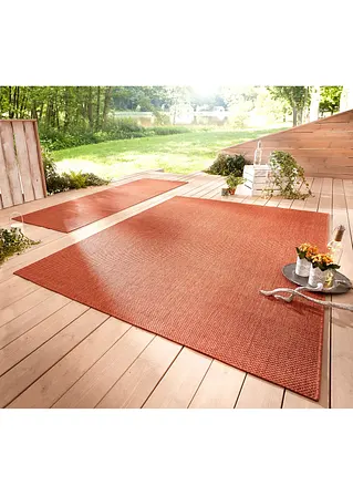 Bonprix Setzt Moderne Akzente: Der In- Und Outdoor Teppich - Orange