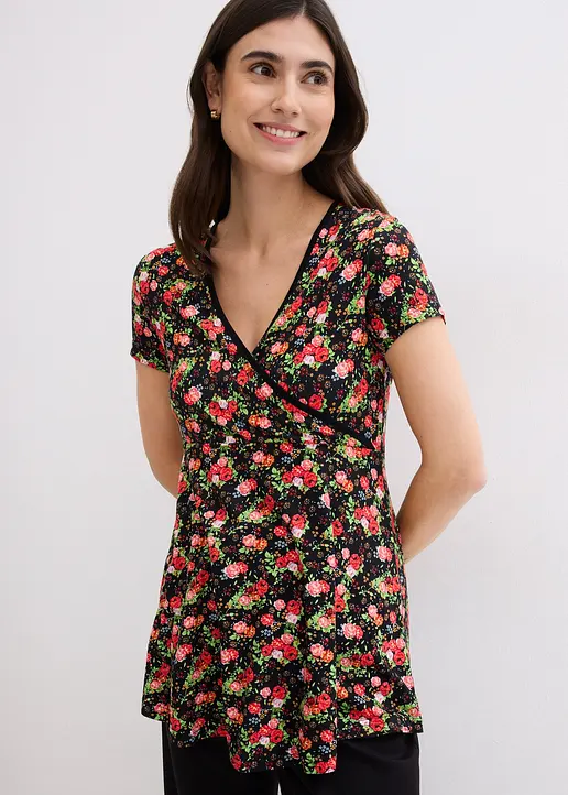 Bonprix Shirt Für Die Schwangerschaft Und Danach - Schwarz