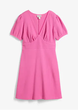 bonprix Shirtkleid aus reiner Baumwolle in Waffeloptik - pink bonprix Shirtkleid aus reiner Baumwolle in Waffeloptik - pink