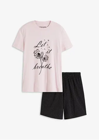 bonprix Shorty mit kurzen Ärmeln und schönem Druck - Damen