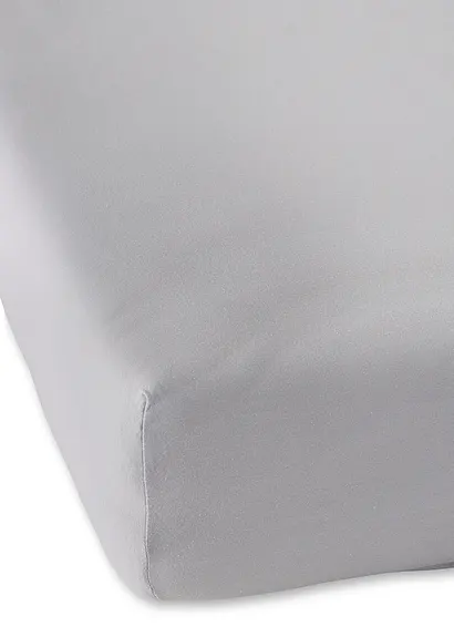 bonprix Sitzt perfekt: Jersey Spannbettlaken - hellgrau