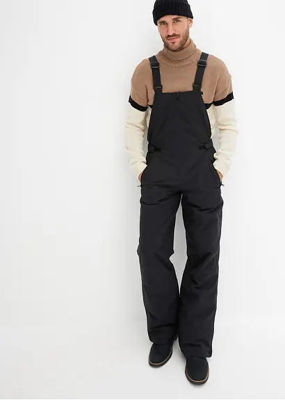 Bonprix Ski-Thermohose Mit Hosenträgern Und Folgenden Funktionen: Thermo Versiegelte Nähte Winddicht Wasserdicht Atmungsaktiv Gefüttert