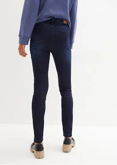 Bonprix Skinny Thermojeans Mit Kuscheliger Innenseite - Blau Regular