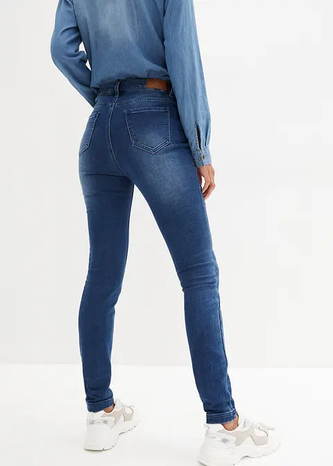 Bonprix Skinny Thermojeans Mit Kuscheliger Innenseite - Blau Regular