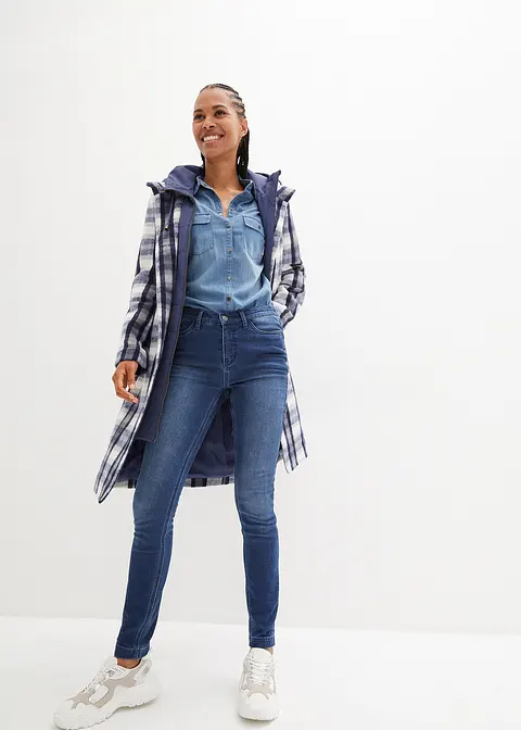 Bonprix Skinny Thermojeans Mit Kuscheliger Innenseite - Blau Regular