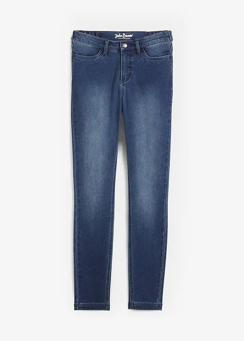 bonprix Skinny Thermojeans mit kuscheliger Innenseite - blau regular