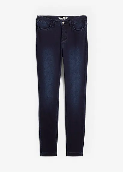 bonprix Skinny Thermojeans mit kuscheliger Innenseite - blau regular